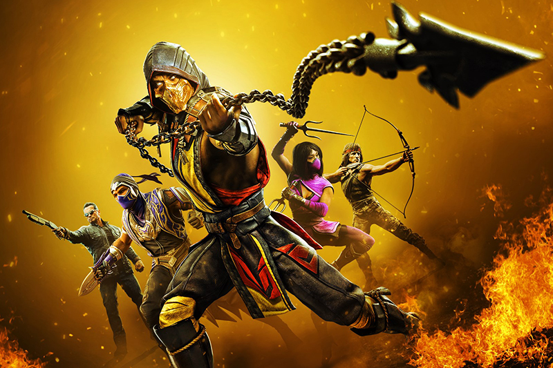 Scorpion é o destaque de nova foto do filme de Mortal Kombat
