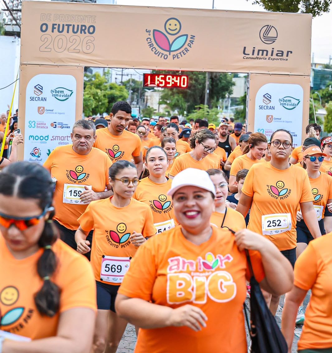 Circuito esportivo da Associação Peter Pan reúne 650 corredores em prol da causa do câncer infantojuvenil