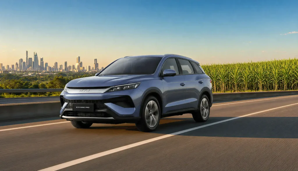 BYD Song Pro Flex marca nova fase da eletrificação no Brasil ao unir tecnologia híbrida e motor flex