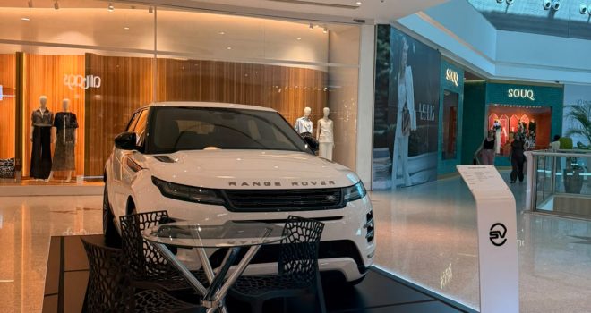 Range Rover Evoque fica em exposição durante todo o mês de agosto em Fortaleza