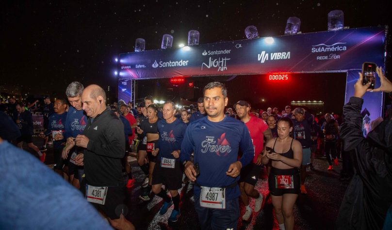 Corrida noturna Santander Night Run chega a Fortaleza em novembro com percursos de 5 km e 10 km
