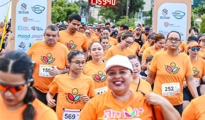 Circuito esportivo da Associação Peter Pan reúne 650 corredores em prol da causa do câncer infantojuvenil