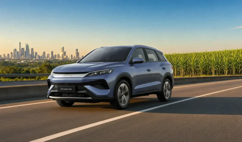 BYD Song Pro Flex marca nova fase da eletrificação no Brasil ao unir tecnologia híbrida e motor flex