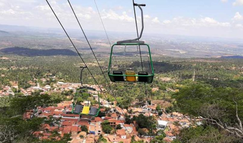 Vista do Complexo Ambiental Mirante do Caldas. Foto: Prefeitura de Barbalha
