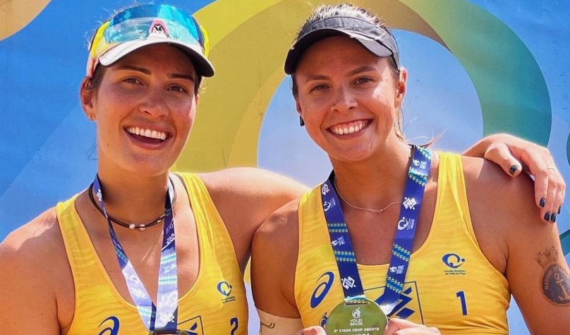 Carol e Tory foram medalhistas de ouro no Circuito Brasileiro. Foto: Reprodução/Instagram