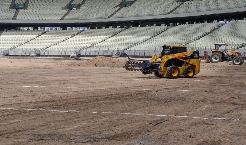 Com investimento de R$ 1,95 milhão, o prazo total da obra é de cerca de 90 dias. Fotos: Ascom SOP.