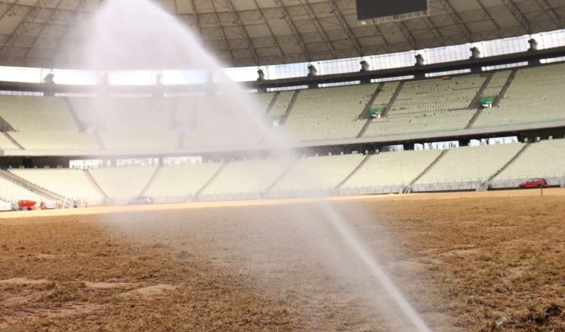 O investimento para implantação do novo gramado foi de R$ 1,95 milhão. Fotos: Eudes Brasil/Ascom SOP.