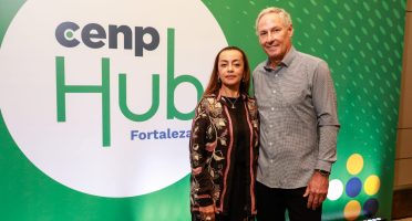 Regina Augusto diretora executiva do CENP e Dudu Godoy vice-presidente do Cenp