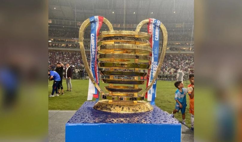 Em ascenção, a equipe conquistou a 19ª edição da Copa do Nordeste. Foto: Reprodução/Twitter