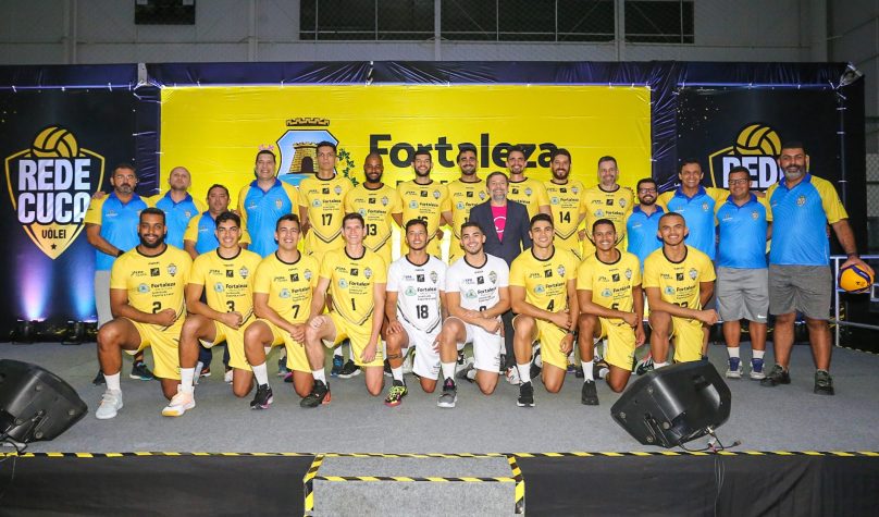 Na sexta-feira (21/10), a equipe estreia na competição contra o Sada/Cruzeiro no Ginásio Paulo Sarasate. Foto: Rodrigo Carvalho/PMF.