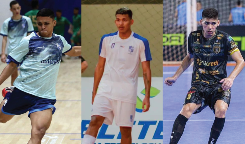 Mateus Maia (Ala), Regivanderson “Guegue” Rodrigues (Fixo) e João Pedro “Quixeré” (Fixo). Fotos: Reprodução/Instagram.