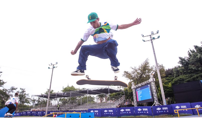 Lucas Rabelo é vice-campeão mundial de skate street. Foto: William Lucas/COB