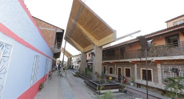 As intervenções realçam as características arquitetônicas e culturais da vida no sertão caririense. Fotos: Nívia Uchoa/Gov do Ceará.