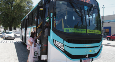 Em Fortaleza, o transporte público no dia da votação já estava gratuito desde o 1º turno. Foto: Etufor.
