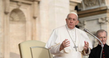 Em reflexão para peregrinos no Vaticano, o Papa pediu proteção para o povo brasileiro. Foto: Vatican News.