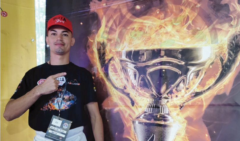 Raimundo Júnior também foi o grande campeão do Pizza Fest 2022 em Eusébio. Fotos: Reprodução/Facebook.