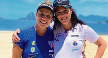 O anúncio veio alguns dias após Rebecca anunciar o fim da dupla com Talita. Foto: Twitter/Time Brasil.