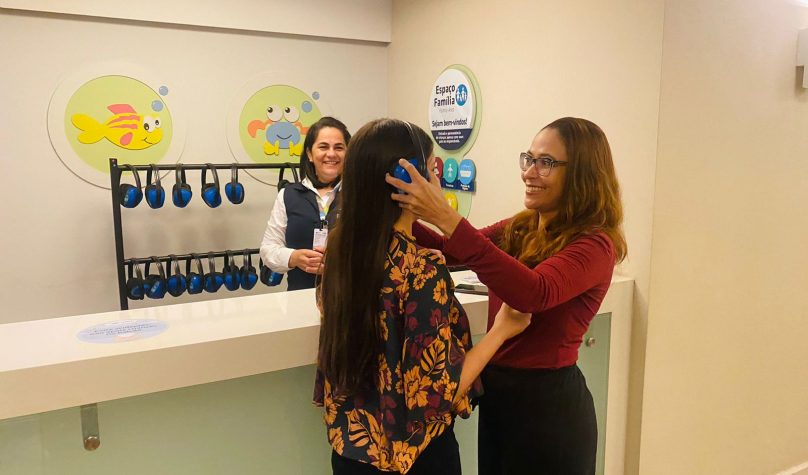 A ideia é proporcionar mais conforto sensorial para esse público durante o passeio no shopping. Foto: Divulgação.