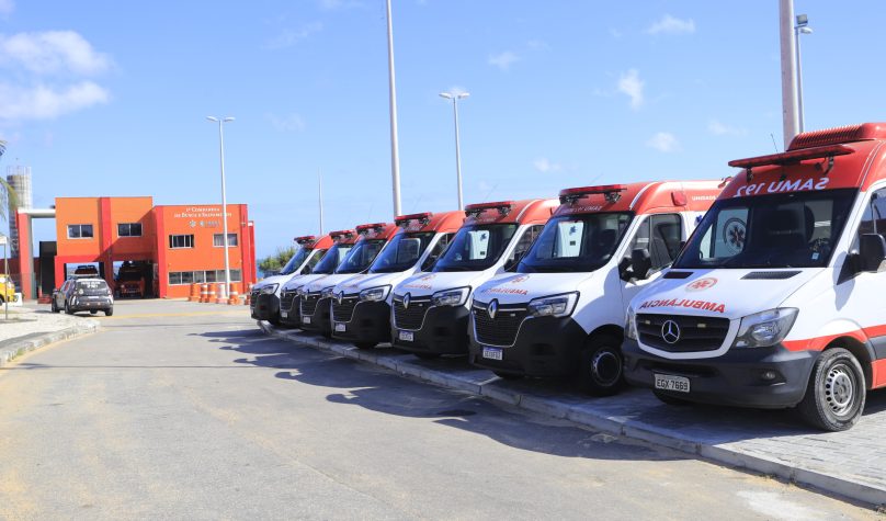 Veículos serão destinados a bases localizadas em 54 municípios cearenses. Foto: Helene Santos/Gov do Ceará.