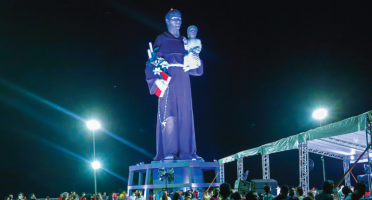 Monumento de Santo Antônio de Barbalha foi entregue em 1º de Abril de 2022. Foto: Helene Santos/Gov. do Ceará.