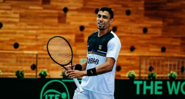 O tenista Thiago Monteiro já está na Austrália para disputar a United Cup e o Australian Open. Foto: Sara Falcão/CBT.
