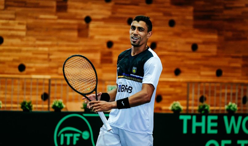 O tenista Thiago Monteiro já está na Austrália para disputar a United Cup e o Australian Open. Foto: Sara Falcão/CBT.
