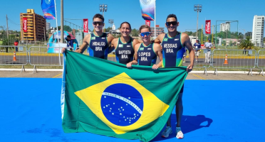 Manoel Messias e Vittoria Lopes já haviam conquistado medalhas em provas individuais. Foto: Camila Dantas/COB.