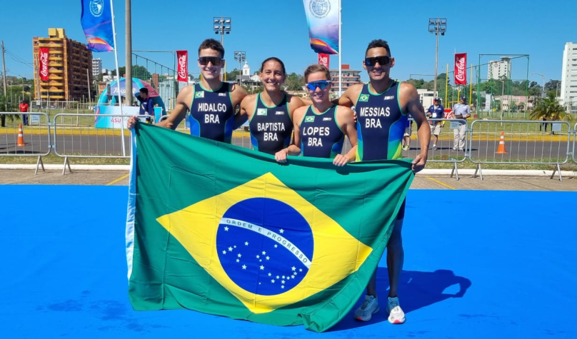 Manoel Messias e Vittoria Lopes já haviam conquistado medalhas em provas individuais. Foto: Camila Dantas/COB.