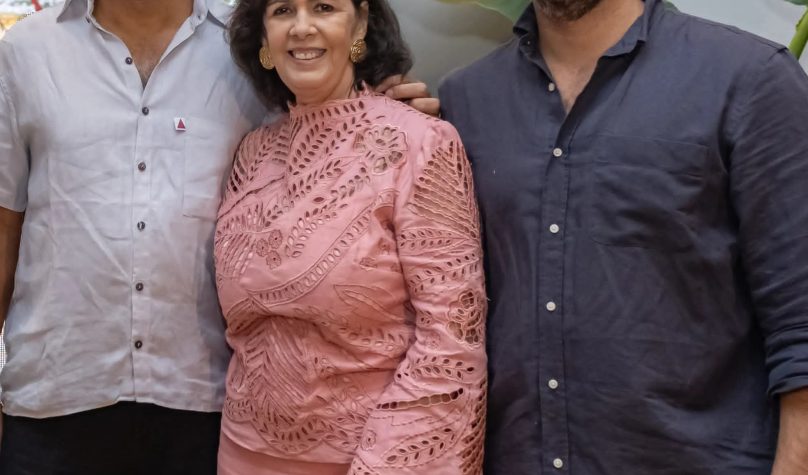 Foto/Divulgação: Pedro Ariel, diretor de conteúdo da CASACOR, Neuma Figueirêdo e Pedro Esdras diretores CASACOR Ceará.