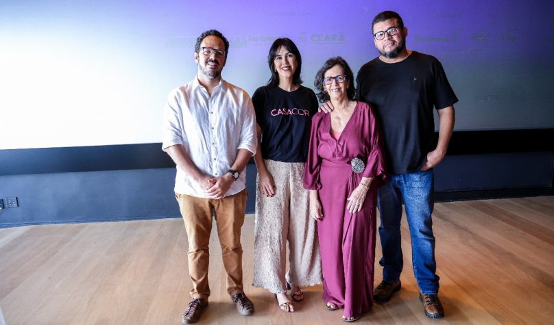 Diretoria CASACOR Ceará: Pedro Esdras, Carolina Figueirêdo, Neuma Figueirêdo e Victor Guimarães (Foto: Divulgação)