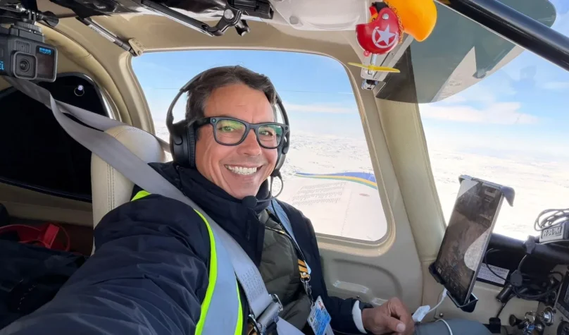 Piloto cearense Alexandre Frota conclui volta ao mundo e entra para a história da aviação brasileira